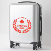 Stickers Canada jour (Sur valise)