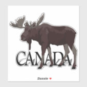 Stickers Canada Moose Stickers Canada Souvenir (Feuille)