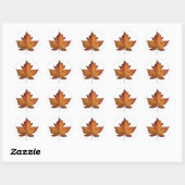 Stickers Canada Souvenir en feuille d'érable (Feuille)