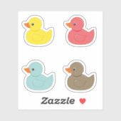 Stickers Canard en caoutchouc (Feuille)