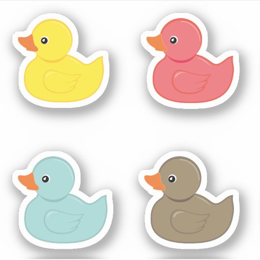 Stickers Canard en caoutchouc (Devant)
