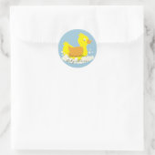 Stickers canard en caoutchouc jaune (Sac)