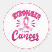 Stickers Cancer du Sein - Ruban rose (Devant)