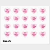Stickers Cancer du Sein - Ruban rose (Feuille)