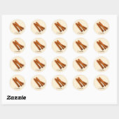 Stickers cannelle (Feuille)
