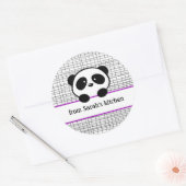 Stickers Canning Panda violet de cuisine (Enveloppe)