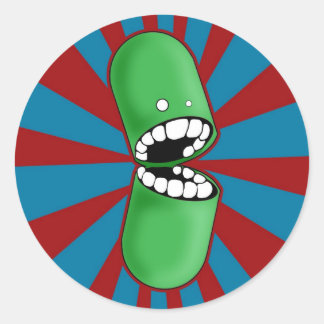 Stickers Capsule verte