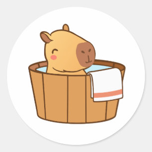 Stickers Capybara   Stickers animaux mignons pour 