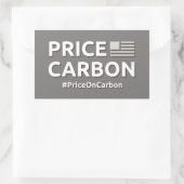 Stickers carbone de prix (Sac)