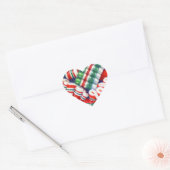 Stickers cardiaques RIBBON CANDY (Enveloppe)