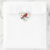 Stickers Cardinal et Dogwood Watercolor (Sac)