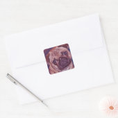Stickers carlin à visage chiot (Enveloppe)