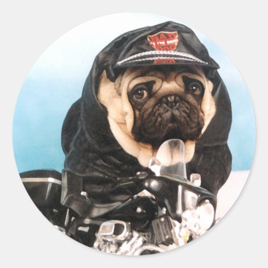 Stickers carlin Biker (Devant)