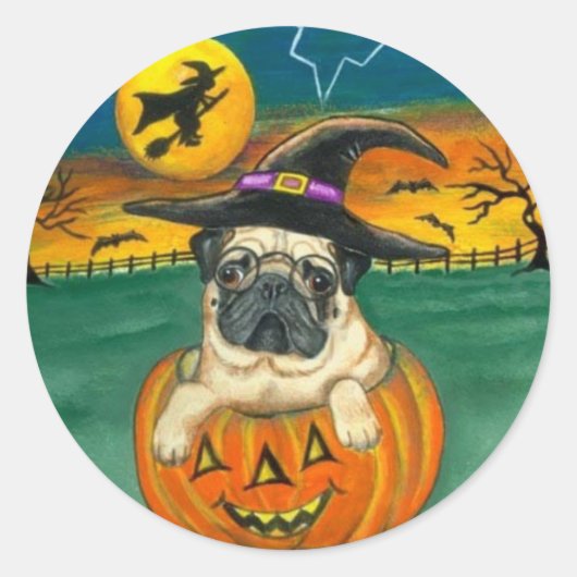 Stickers Carlin Harry Potter Halloween (Devant)