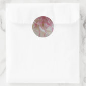 Stickers Carnation blanche et rose (Sac)