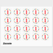 Stickers carnavals {carré} (Feuille)