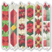 Stickers Carnet de bandes Poinsettia Washi (Devant)