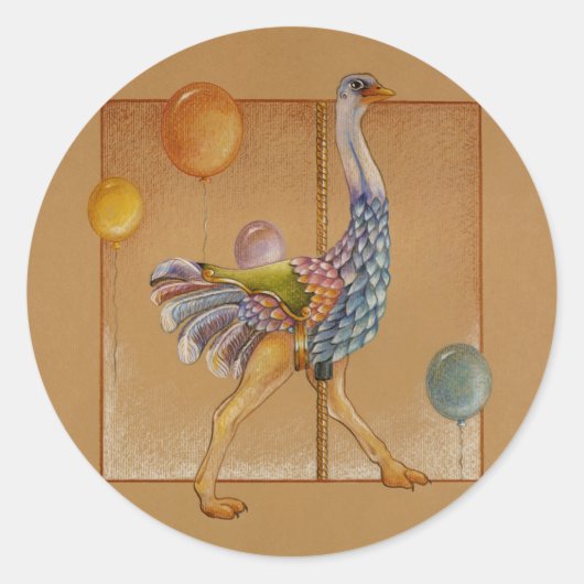 Stickers - Carousel Ostrich (Devant)
