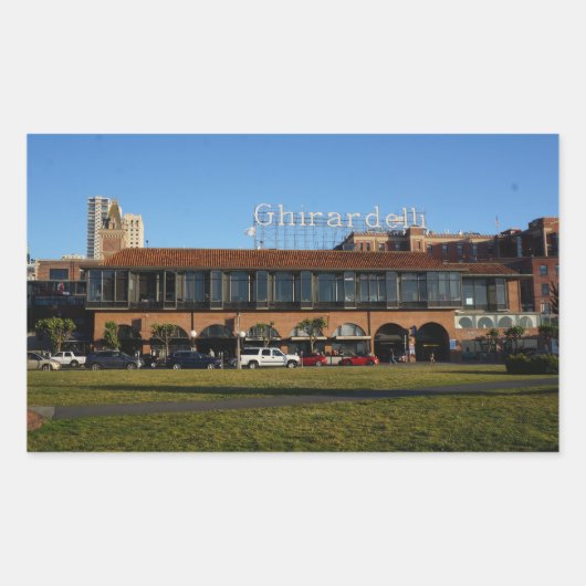 Stickers Carré #2 de San Francisco Ghirardelli (Devant)