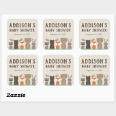 Stickers Carré à thème Woodland (Feuille)