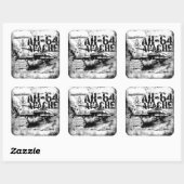Stickers Carré AH-64 Apache (Feuille)
