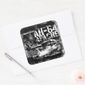 Stickers Carré AH-64 Apache (Enveloppe)