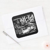 Stickers Carré AH-64 Apache (Enveloppe)