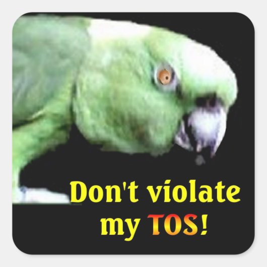 Stickers Carré Amazon (Devant)