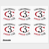 Stickers carré avec logo CCC intégral (Feuille)