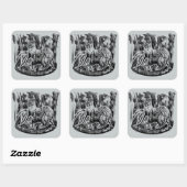 Stickers Carré Bael (Feuille)