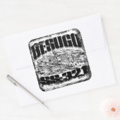 Stickers Carré Besugo sous-marin (Enveloppe)