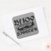 Stickers Carré Bf 109 (Enveloppe)