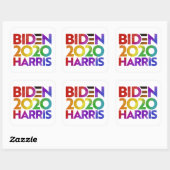 Stickers Carré Biden Harris 2020 (Feuille)