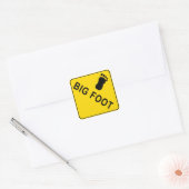 Stickers Carré Big Foot (Enveloppe)