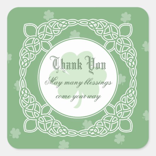 Stickers Carré Celtic Mist (Devant)