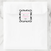 Stickers Carré Chic Damask (Sac)