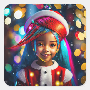 Stickers Carré Classic Round Corner