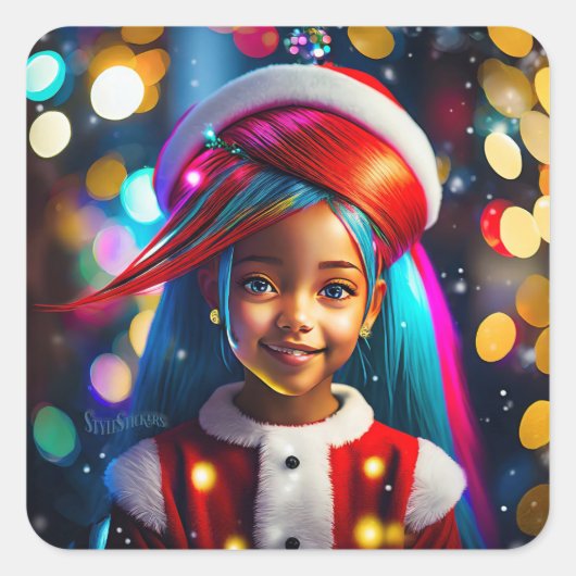 Stickers Carré Classic Round Corner (Devant)