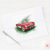 Stickers Carré Corvette (Enveloppe)