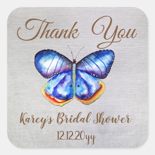 Stickers Carré de Fête des mariées entièrement rus (Devant)