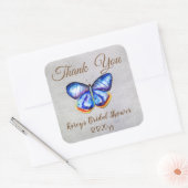 Stickers Carré de Fête des mariées entièrement rus (Enveloppe)