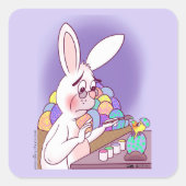 Stickers Carré de Pâques surprise (Devant)