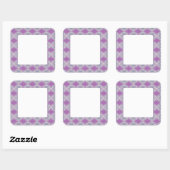 Stickers Carré LILAC JACQUARD KNIT 3" (Feuille)