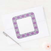 Stickers Carré LILAC JACQUARD KNIT 3" (Enveloppe)