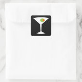 Stickers Carré Martini cinéma classique (Sac)