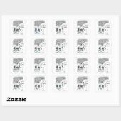 Stickers Carré nouveau type (Feuille)