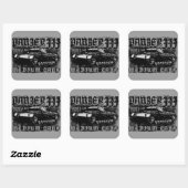 Stickers Carré Panzer III (Feuille)