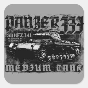 Stickers Carré Panzer III