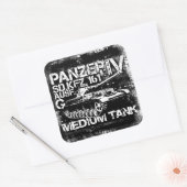 Stickers Carré Panzer IV (Enveloppe)