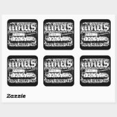 Stickers Carré Panzer VIII Maus (Feuille)